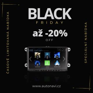 🖤 BLACK FRIDAY na autonavi.cz! Slevy až -20 % na autorádia, navigace, start-stop moduly a další doplňky 🚗 Specializace na...